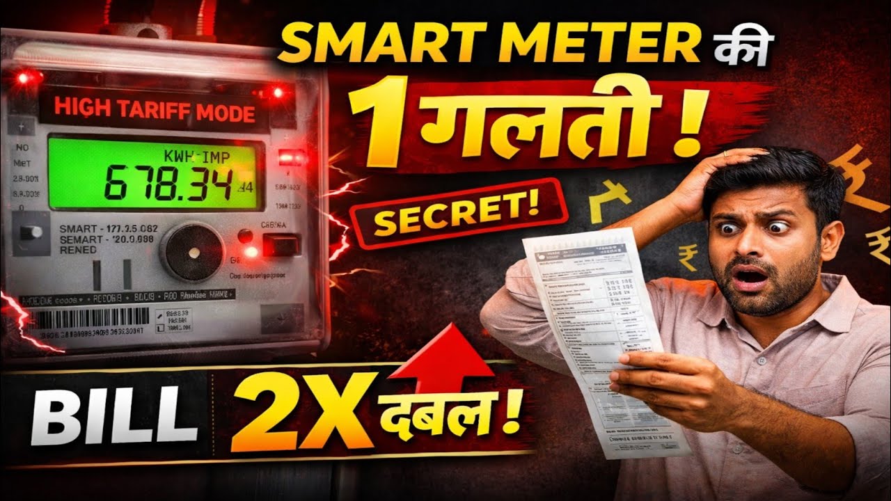 Smart Meter की ये 1❌ गलती &ndash; हर महीने आपका Bill डबल😱 कर रही है!