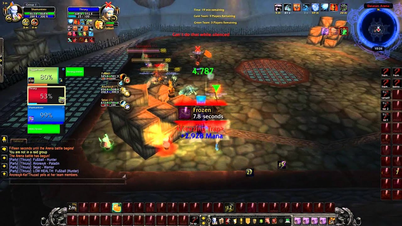 WoW MoP 5.4: Resto Shaman PoV 2200 3v3 Arena as PHDK !