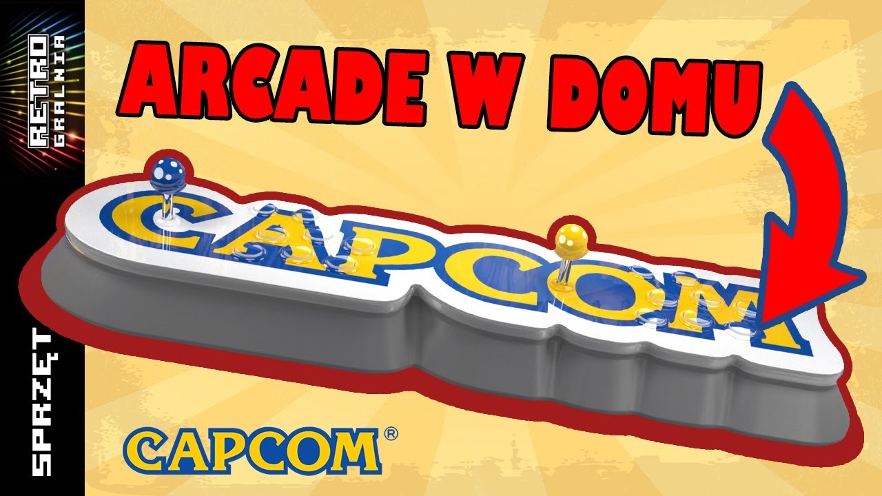 👾 Capcom Home Arcade -  salon z lat '90 w domu - w wersji mini konsoli (RG#326)