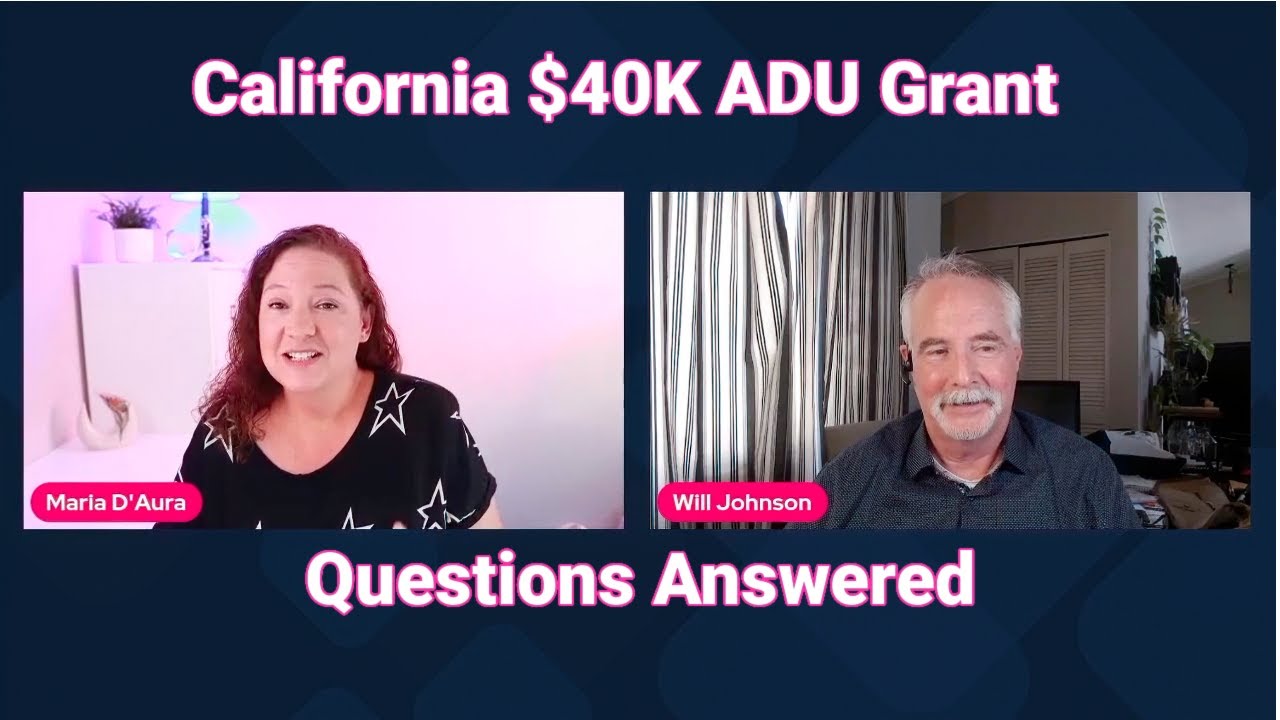 California $40K ADU Grant Lender Answers Your Burning Questions