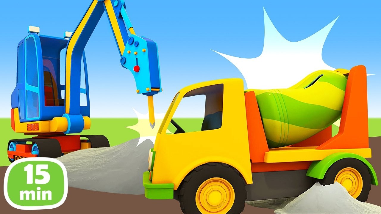 Zeichentrick für Kleinkinder 🚗 Die Helfer Autos Cartoons