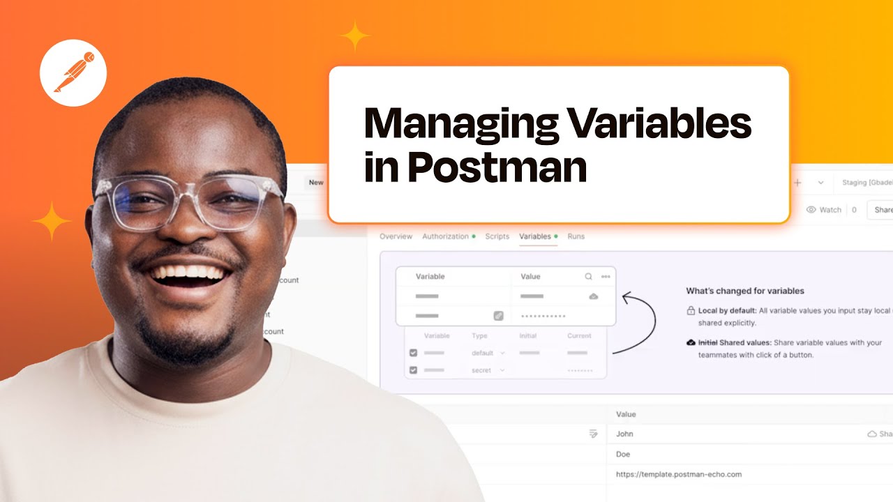 Управление переменными в Postman: области видимости, хранилище и совместное использование.