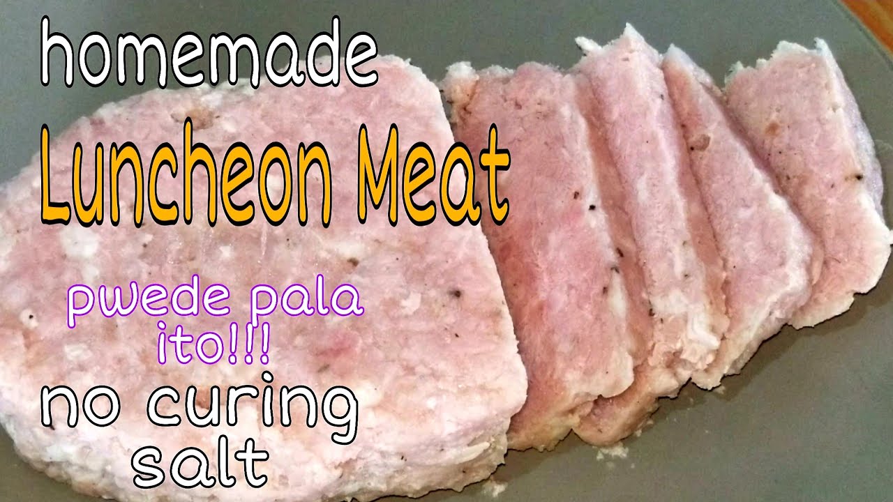 Homemade Luncheon Meat no curring salt. | How to Make Luncheon Meat | Cooking ala Zen