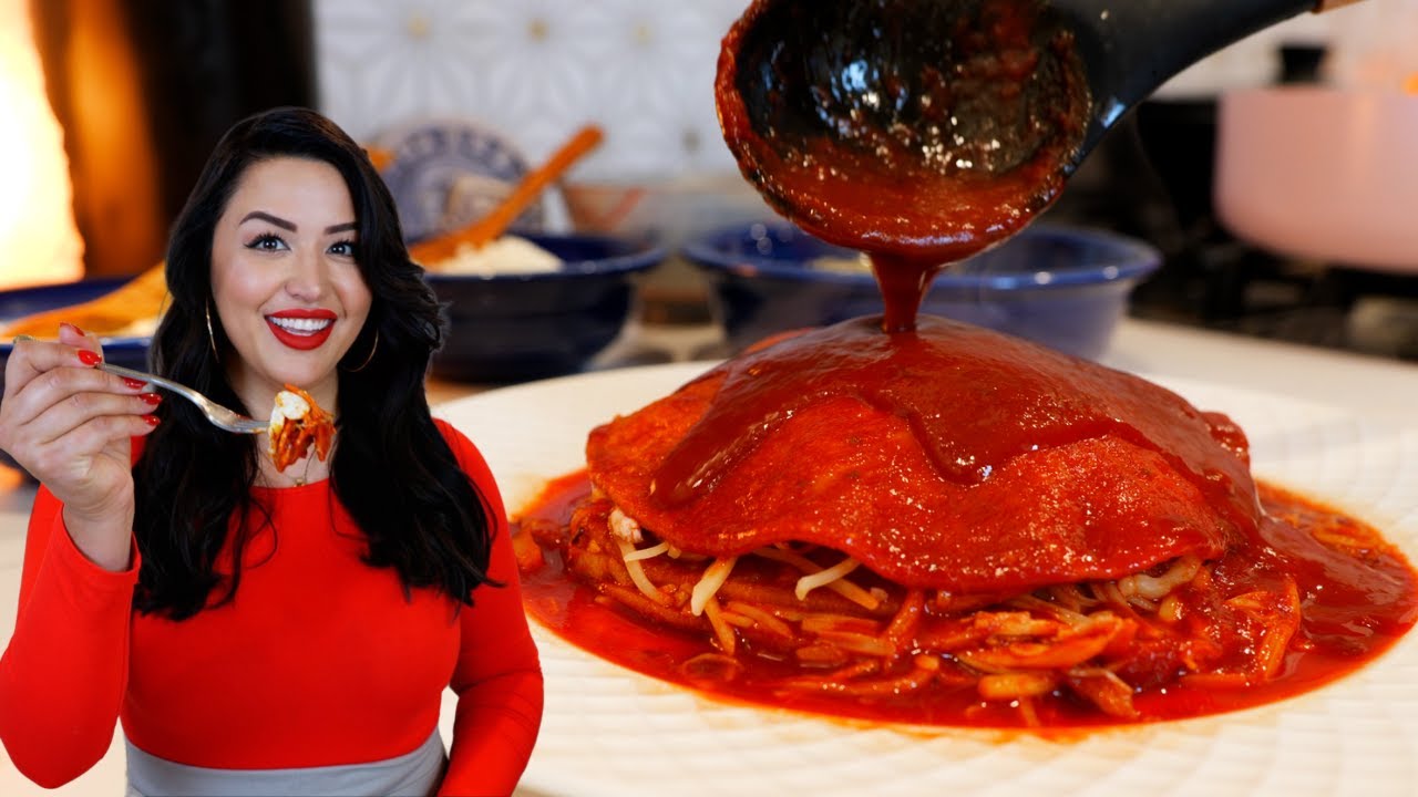 FAST & EAST ENCHILADAS ROJAS RECIPE that everyone will love! Views on the road ENCHILADAS