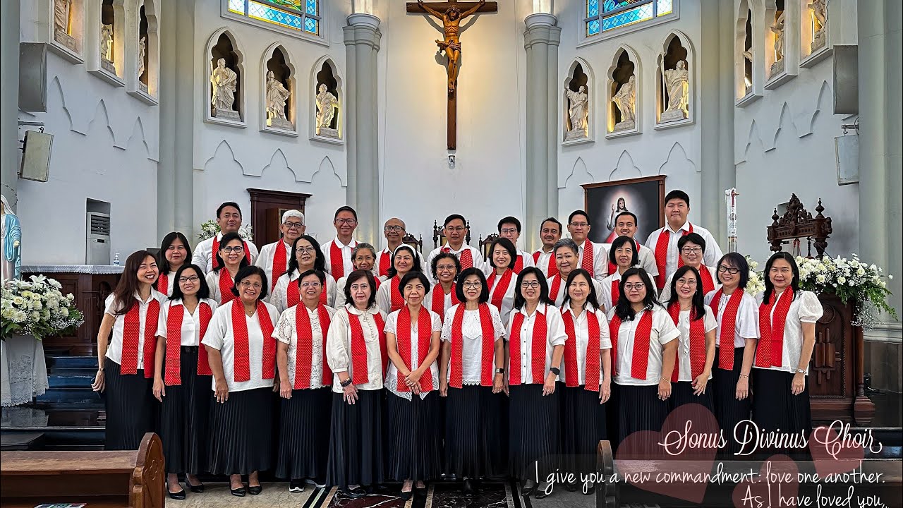 Pelayanan misa minggu Paskah V bersama Sonus Divinus Choir