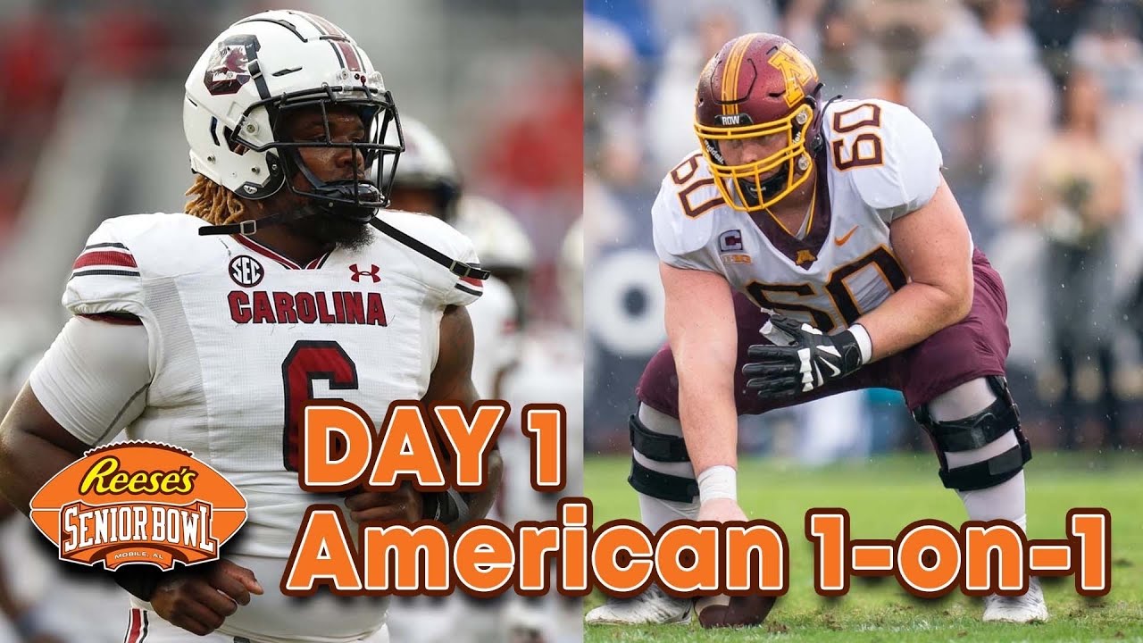 OL/DL 1 on 1's Senior Bowl Day 1 Breakdown (American Team)