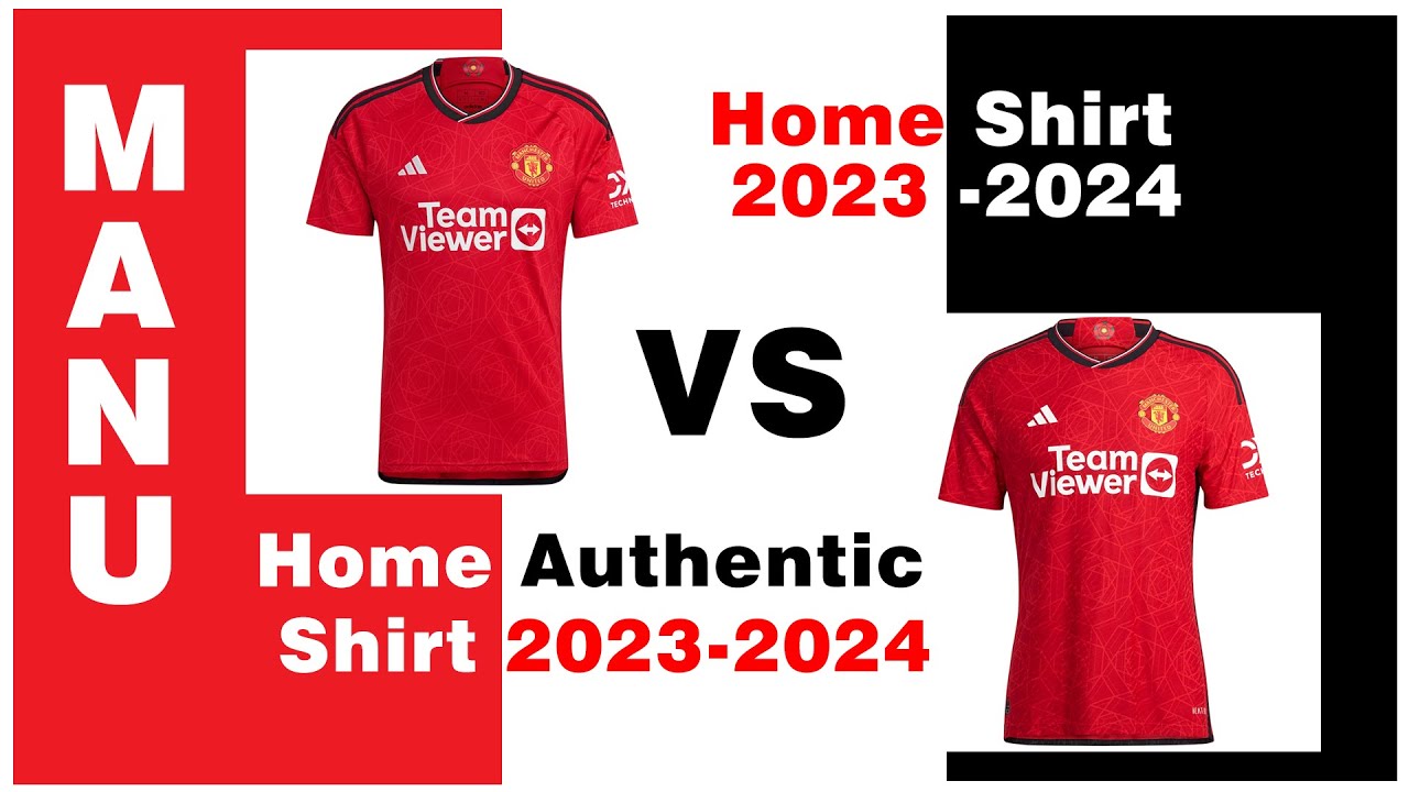 Manchester United adidas Home Authentic Shirt 2023-24 (เสื้อเหย้า แมนยู เกรดนักเตะและเกรดทั่วไป )