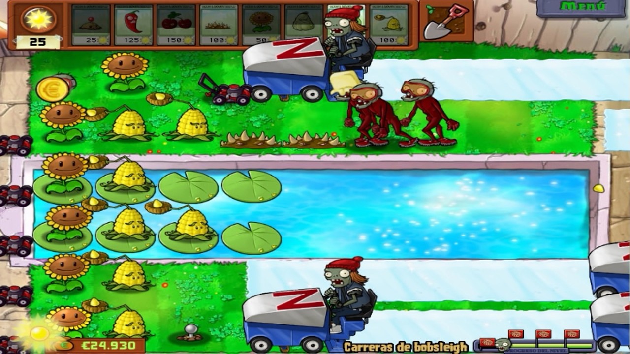 Solo HIELO Plantas VS Zombies