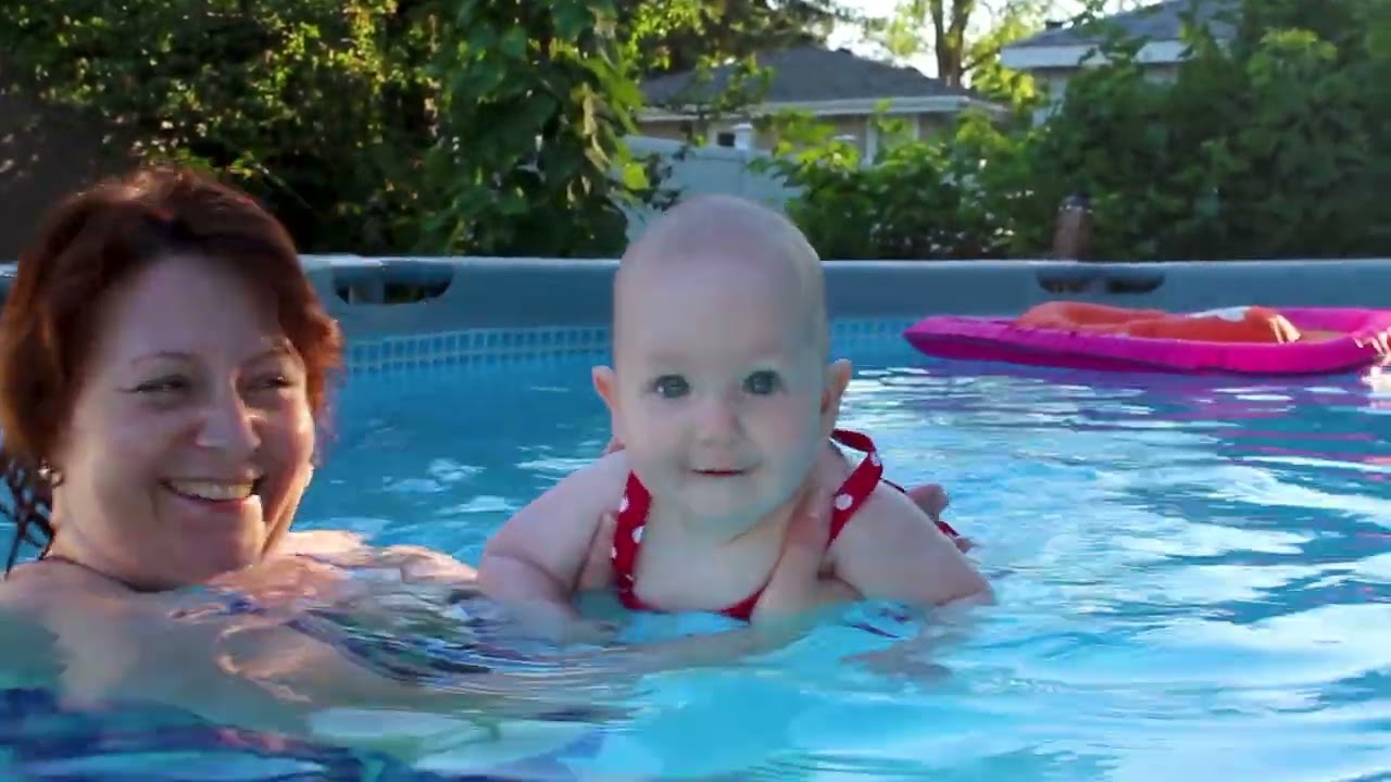Julia’s First Swim | Cute & Unforgettable Moment