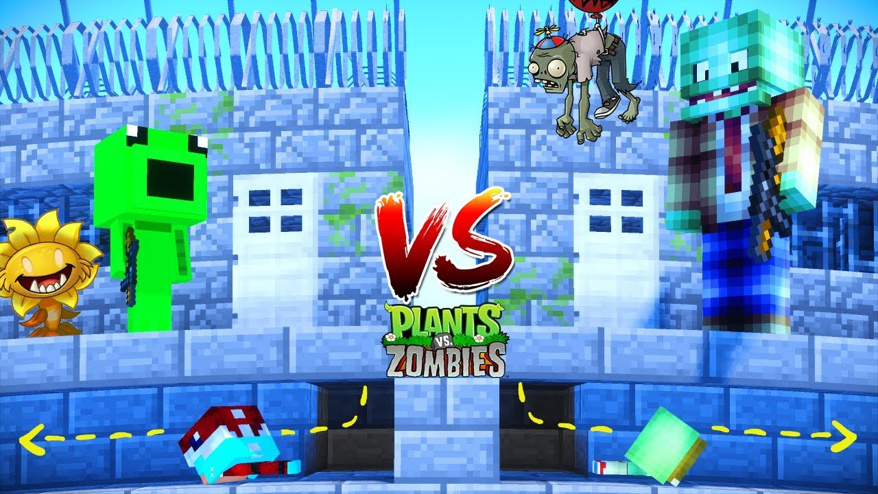 PRISION de PLANTAS VS PRISION de ZOMBIES 🔥 MINECRAFT NUEVO MINI JUEGO BEBE MILO Y VITA