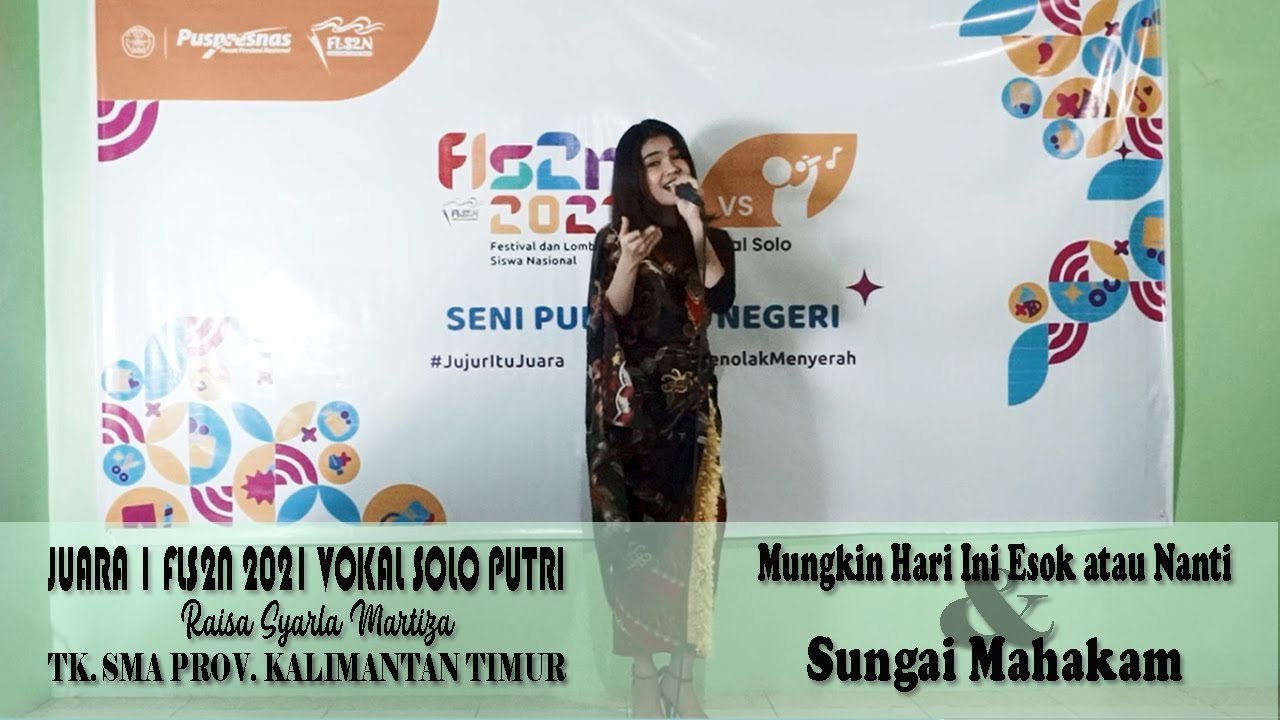 Juara 1 FLS2N 2021 Vokal Solo Putri TK SMA - Provinsi Kaltim | SYARLA - SMAN 1 Tenggarong Kukar