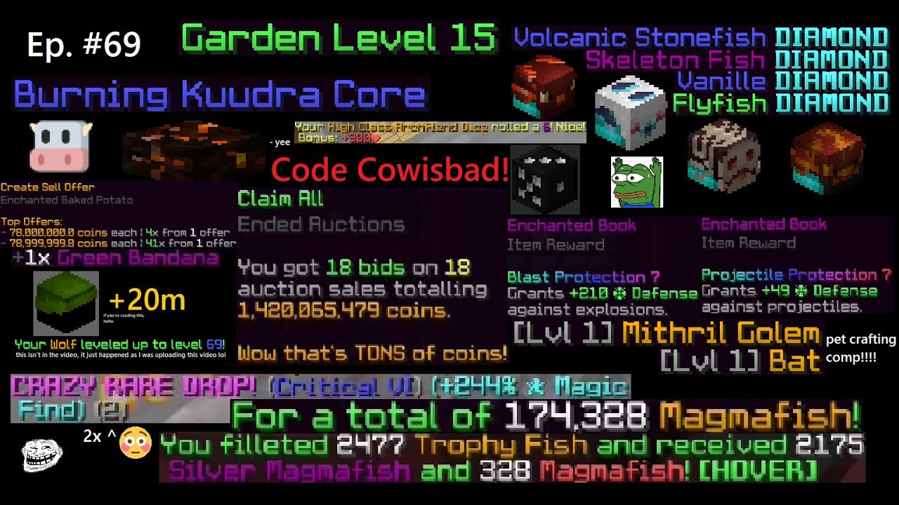 IT'S TIME.... (hypixel skyblock moments #69)