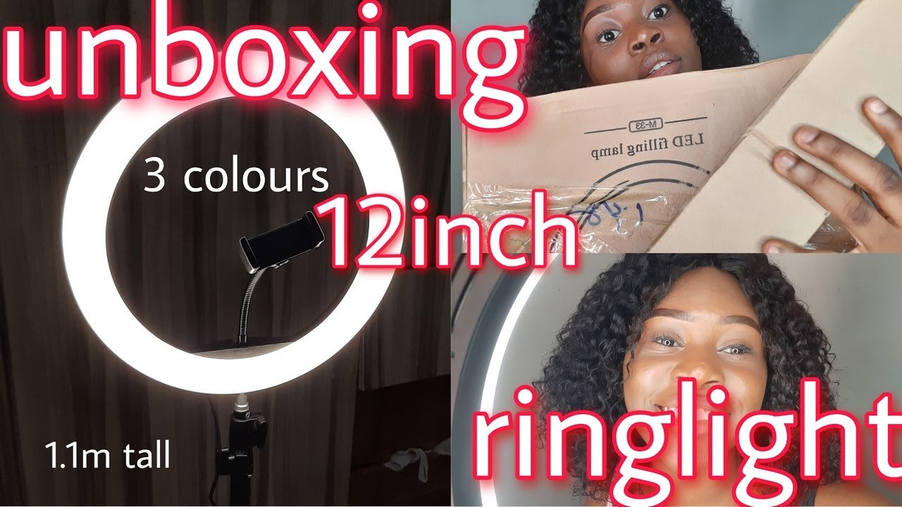 UNBOXING 12INCH RINGLIGHT|SETUP&REVIEW