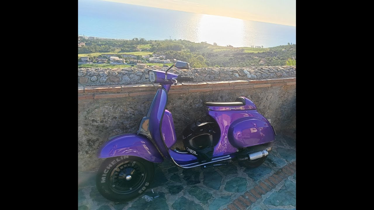 On board VESPA 50 SPECIAL 130 POLINI