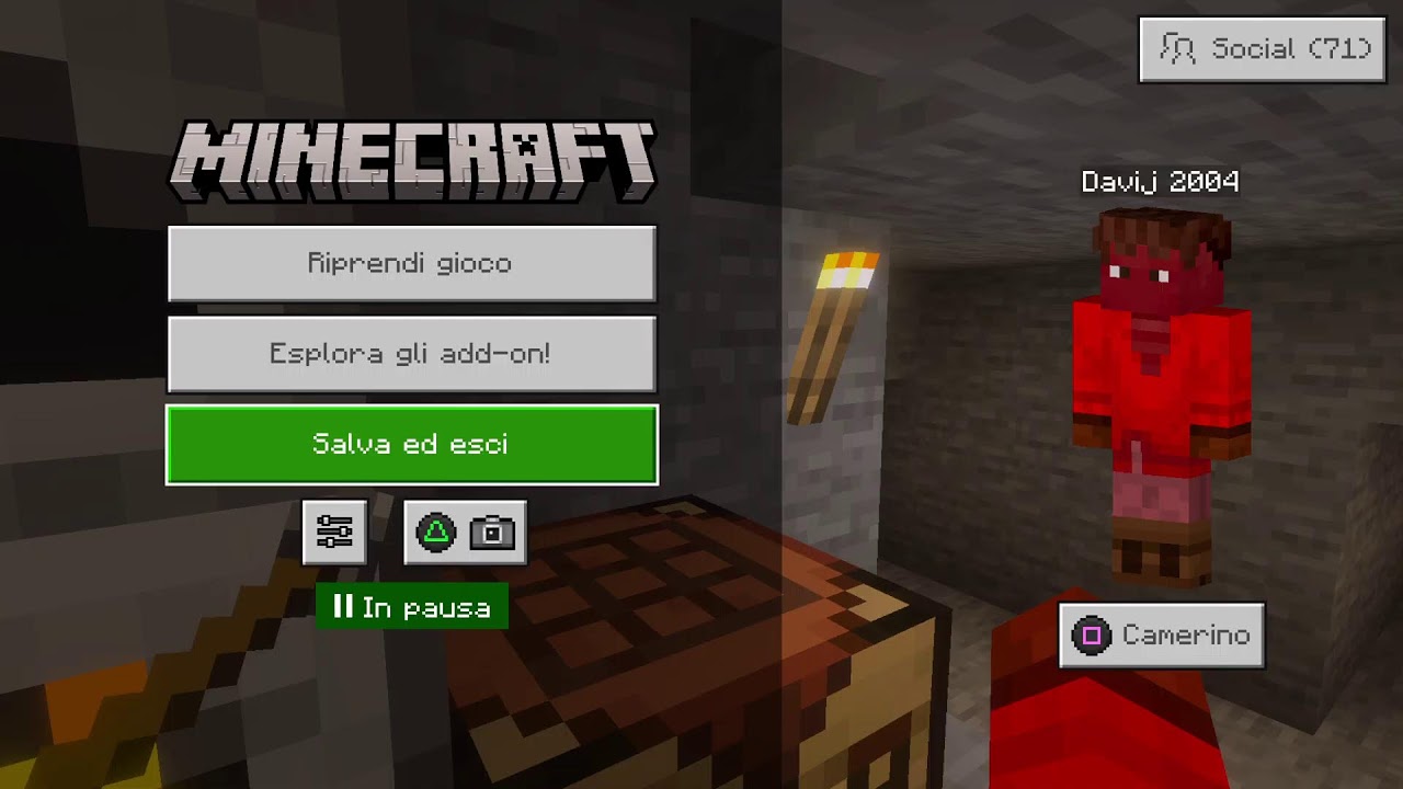 Minecraft live ita Ps5
