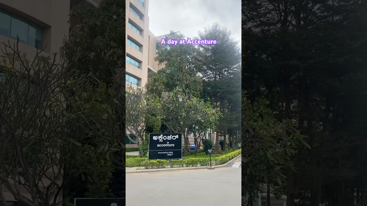 A day in Accenture #office #techpark #bangalore #officelife #work #worklife #travel