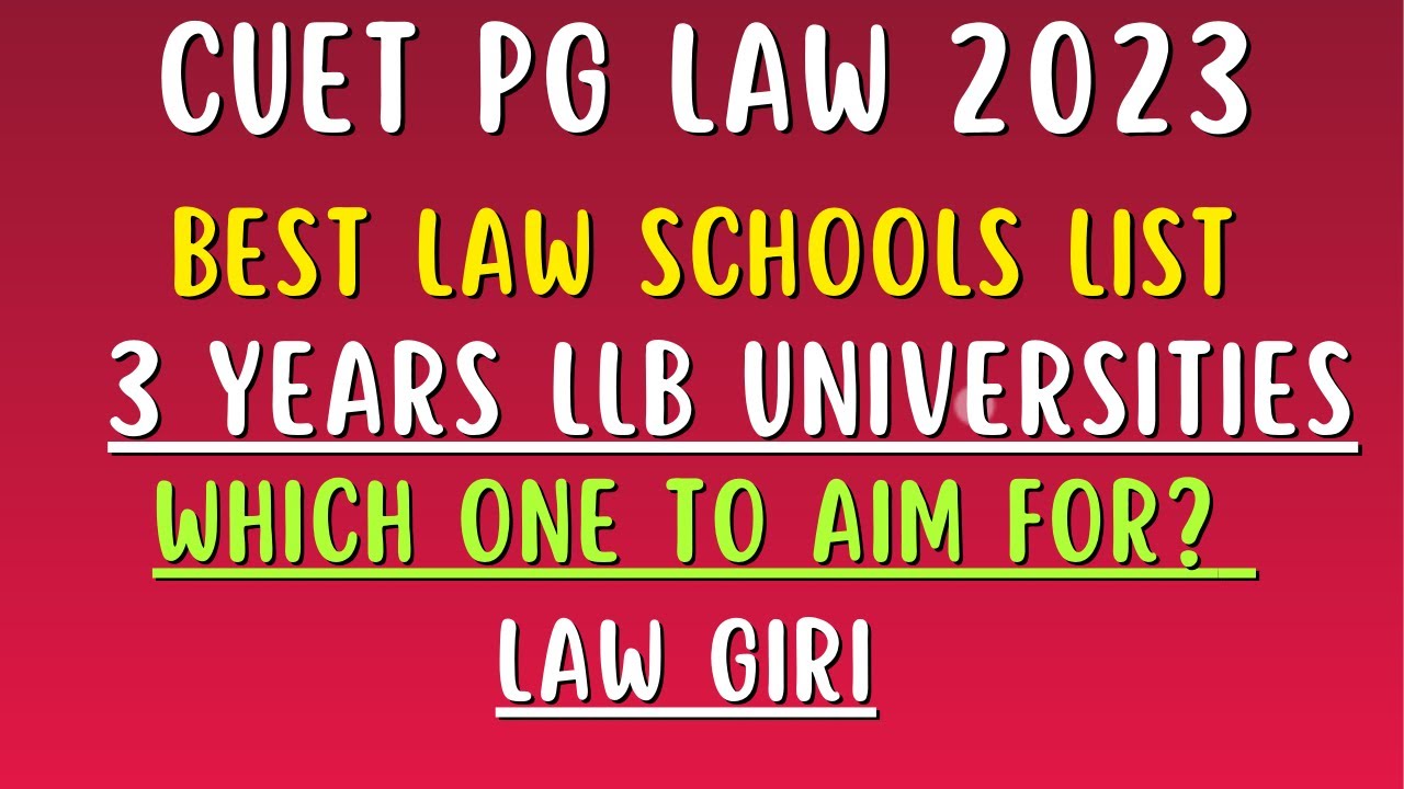 Universities under CUET PG LLB|Best Law Colleges under CUET PG|3 years LLB Colleges under CUET