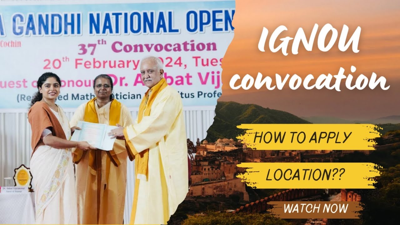 IGNOU CONVOCATION FULL DETAILS 💯 || 38th Convocation || last date📌 #convocation #ignoualerts #ignou