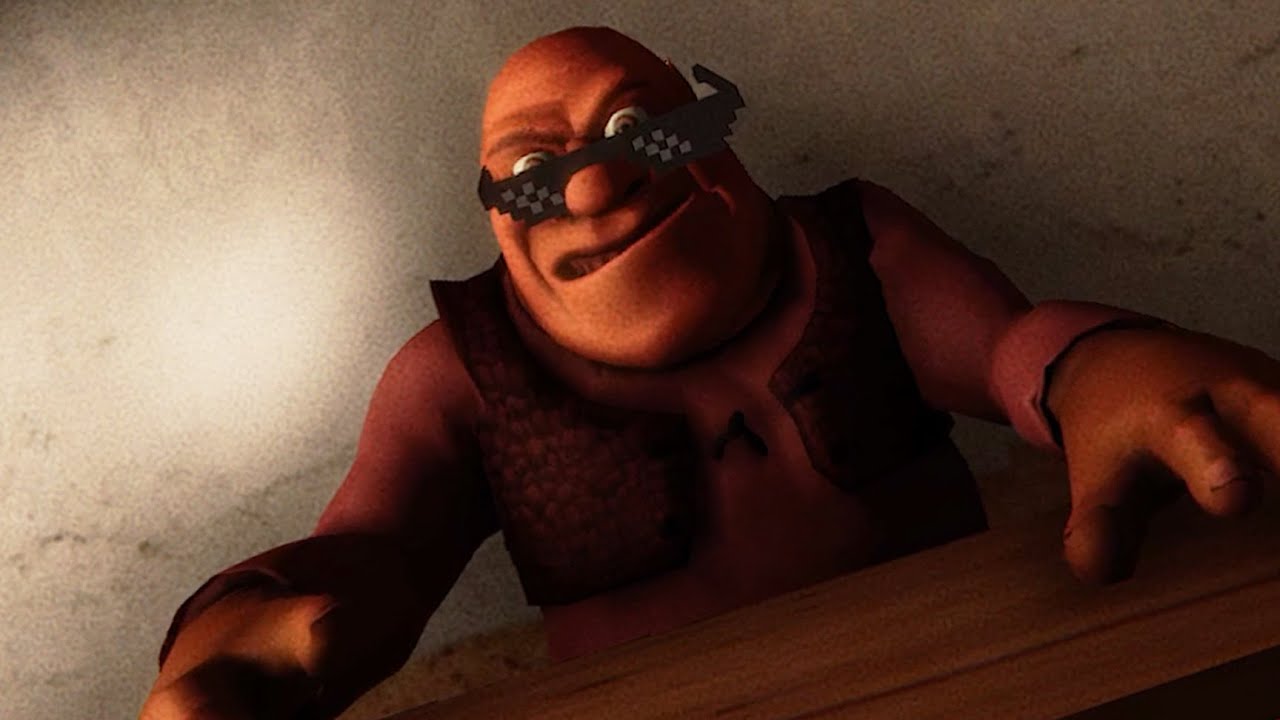 Shrek lost it...
