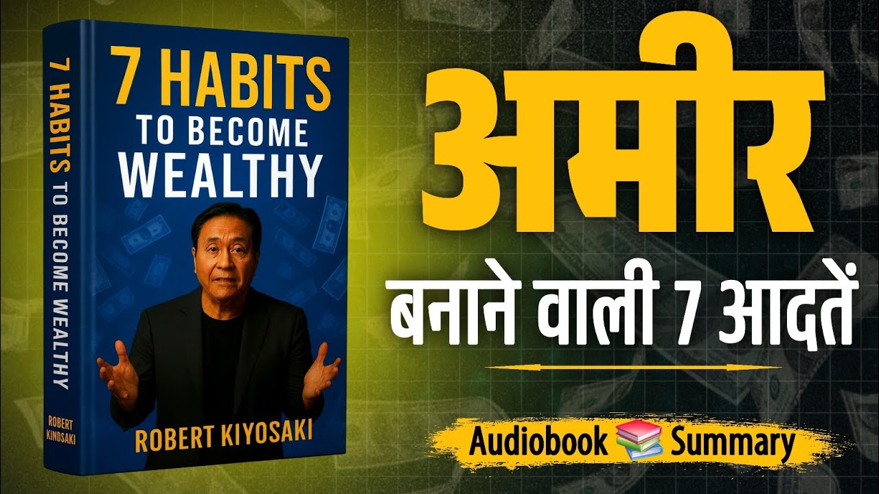 7 Habits to Become Wealthy 🤑 | Book Summary in hindi | Robert Kyoshaki Speech