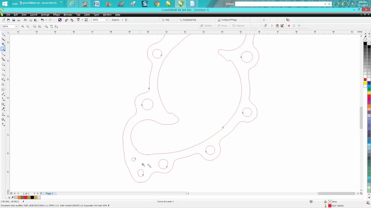 Corel Draw Tips & Tricks Gasket make one from a photo