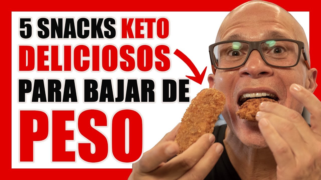 5 SNACKS KETO para Comer Rico y Bajar de Peso Rápidamente  🔥 [Dieta Cetogenica]