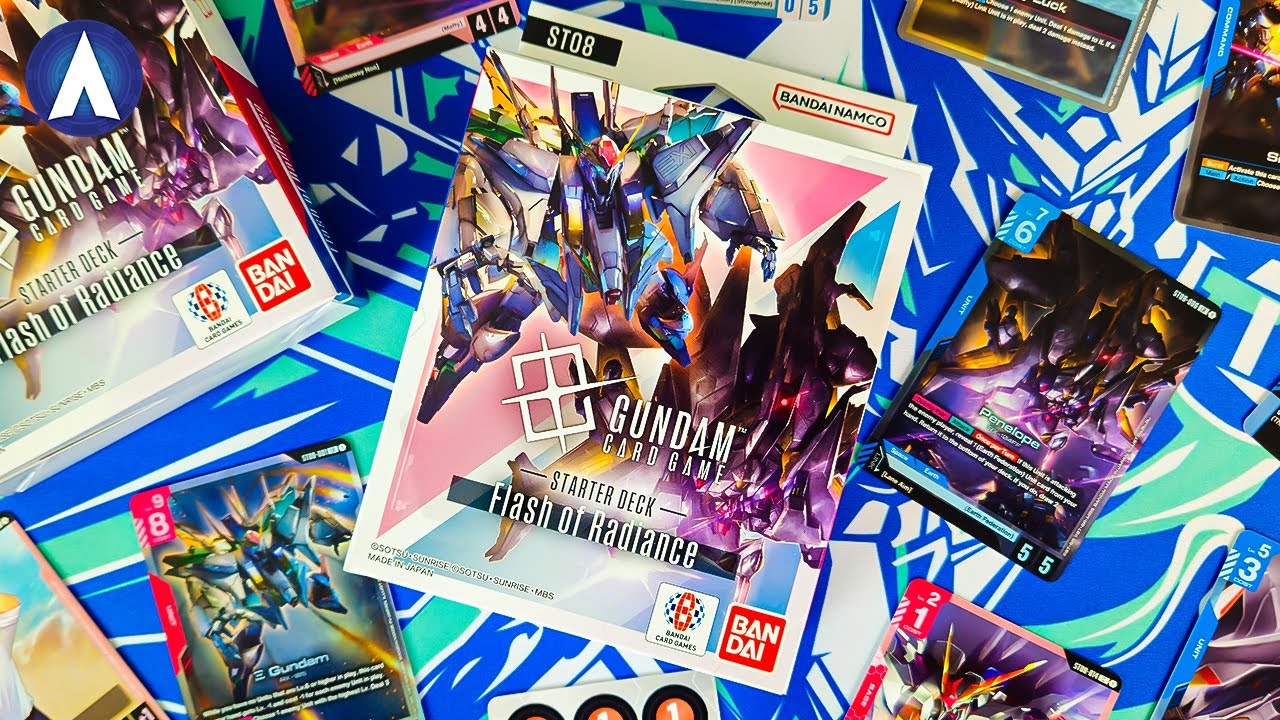 $35 BUDGET GUIDE!!! ST08 Flash of Radiance Gundam Hathaway Starter Deck | Gundam Card Game TCG