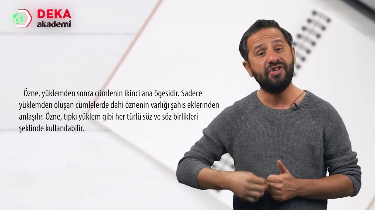 035 - Türkçe ÖABT - Cümlenin Ögeleri - Kadir Kısa