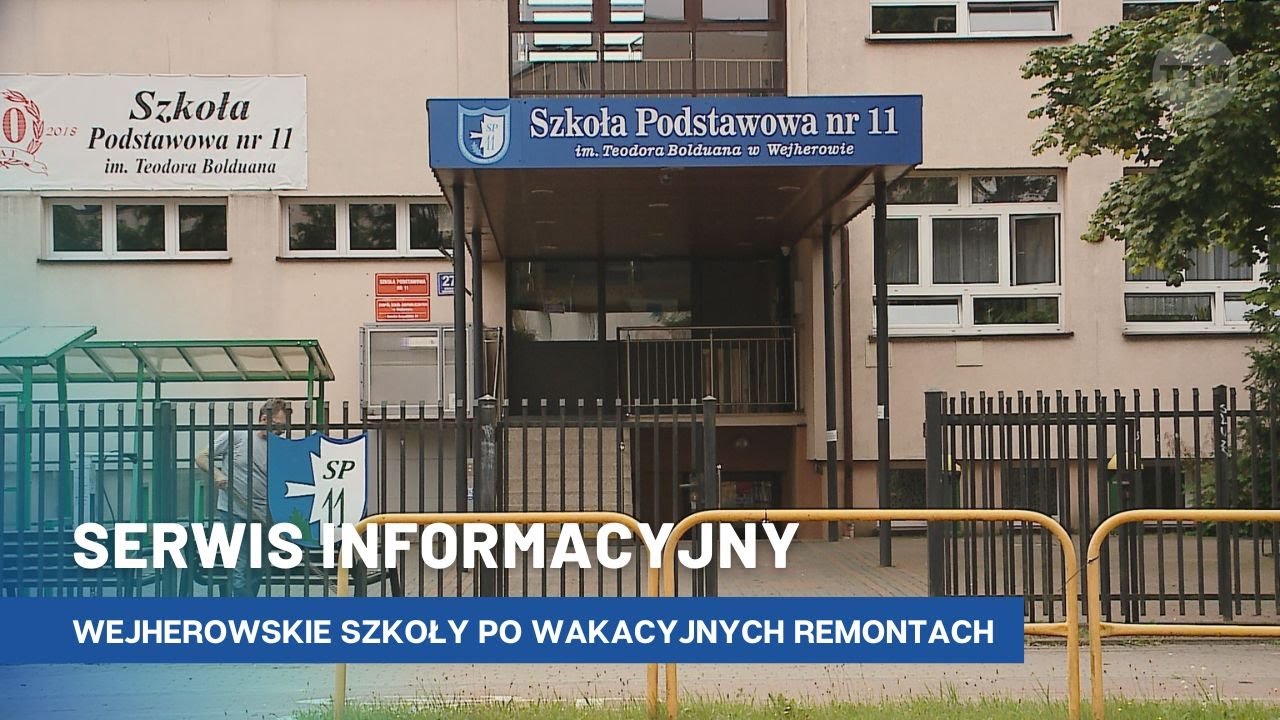 Wejherowskie szkoły wracają po wakacyjnych remontach