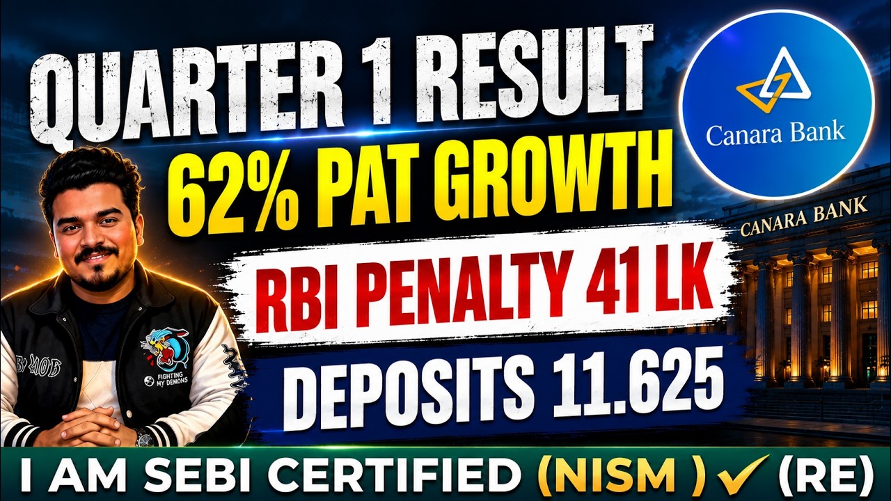 Canara Bank Q1 Result आगया | Canara Bank Latest News | Canara Bank Share Latest News Today | Canara
