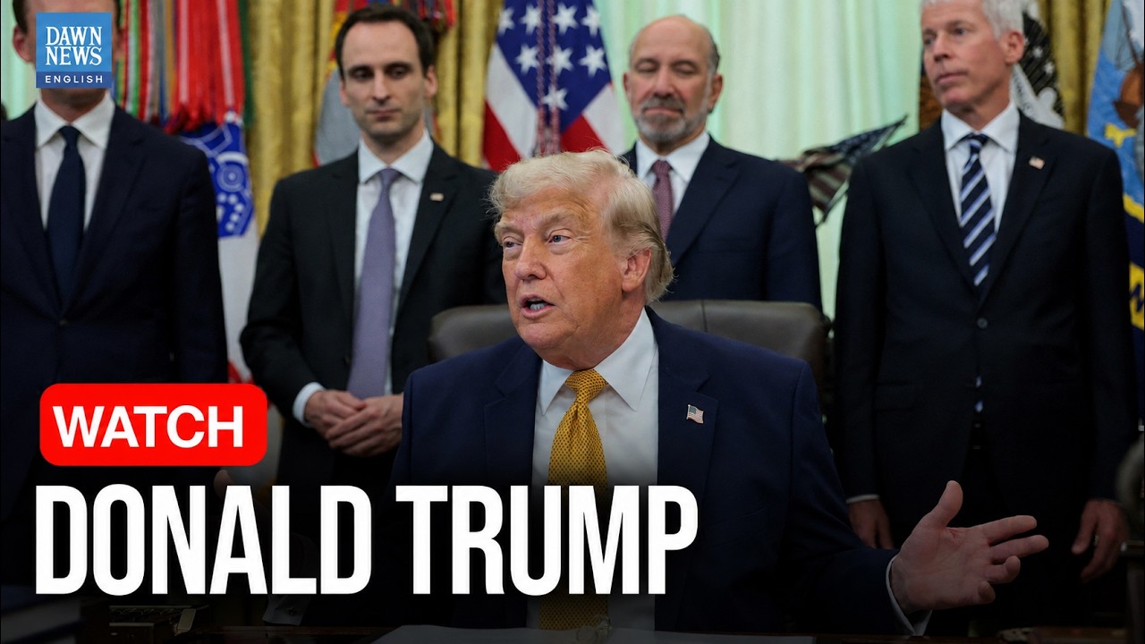 🔴  US President Trump Receives Religious Liberty Commission Report at White House