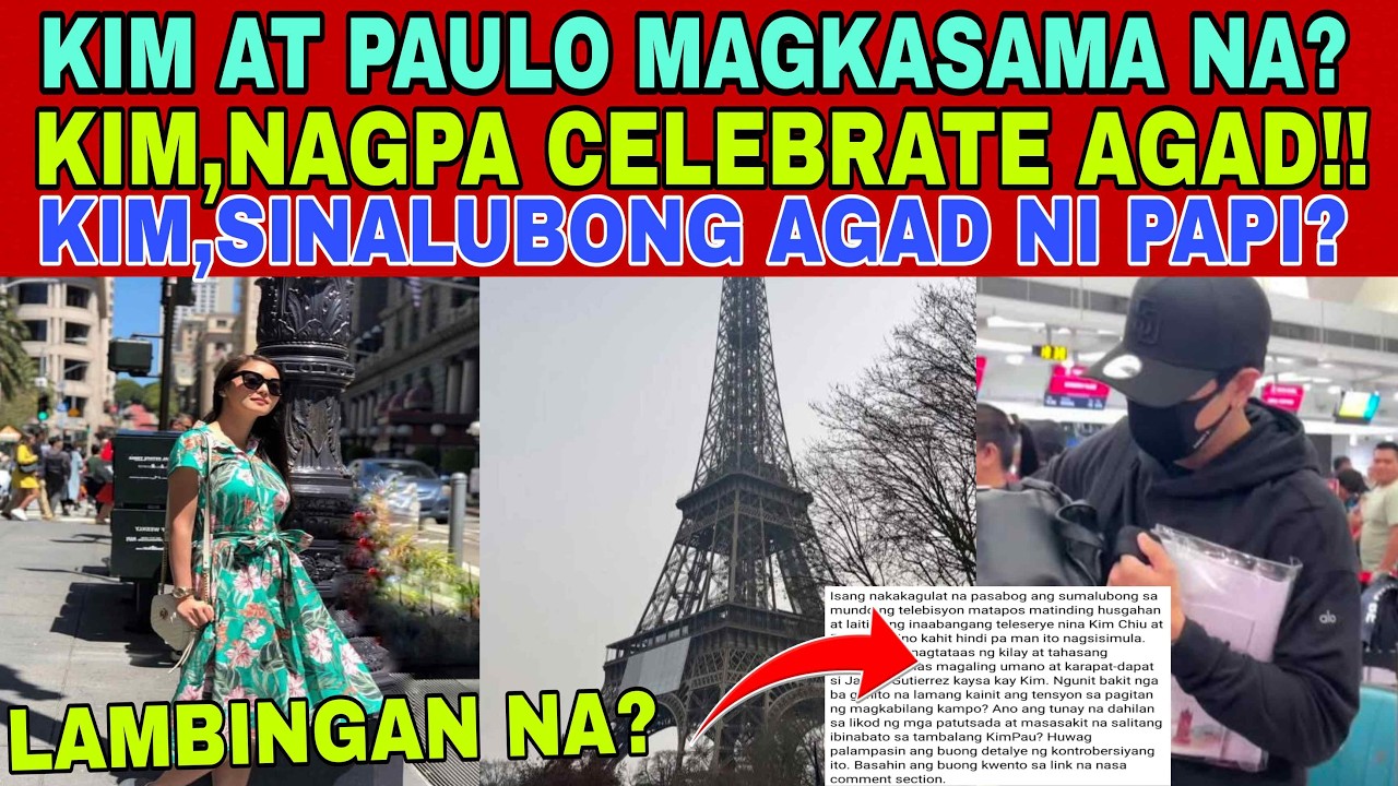 HETO NA‼️KIMY REKTA KAY PAULO❓PAULO,SINALUBONG AGAD SI KIMMY SA AIRPORT ❓KIM NAGPA CELEBRATE AGAD‼️