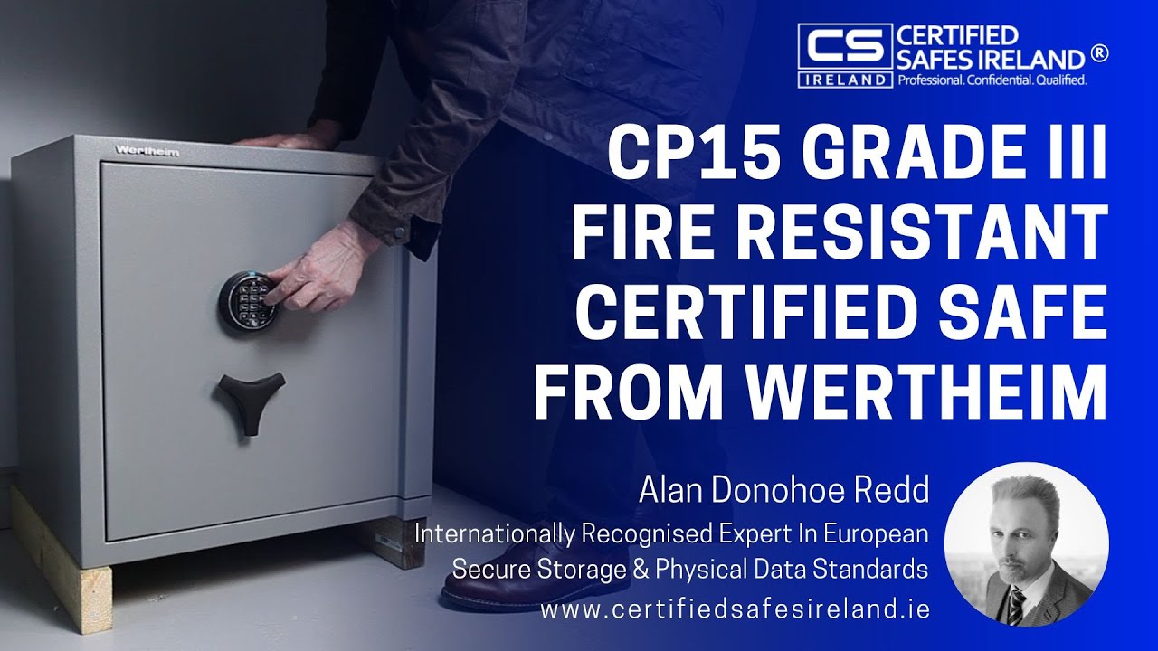 Wertheim CP15 Grade 3 Certified Fire Resistant Safe