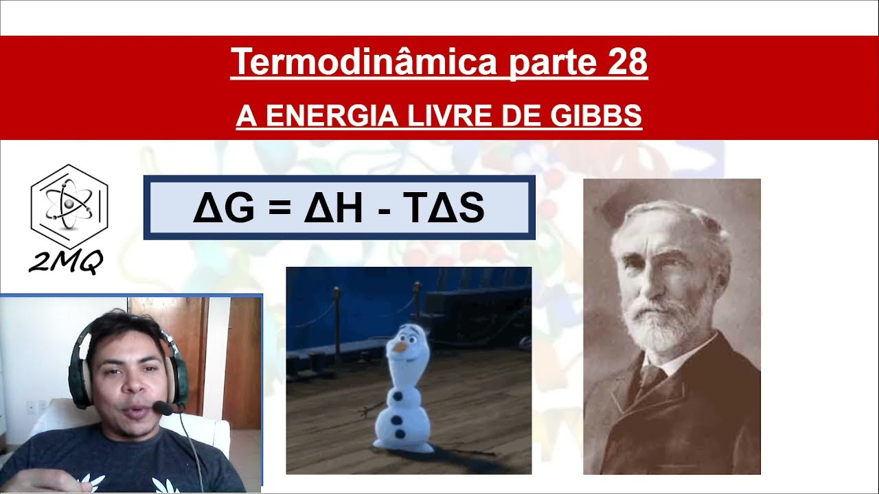 Energia livre de Gibbs. Termodinâmica parte 28