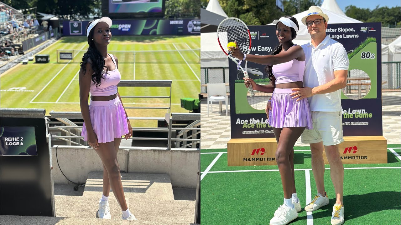 COME WITH US TO BERLIN TENNIS 🎾 OPEN!! *Mammotion*