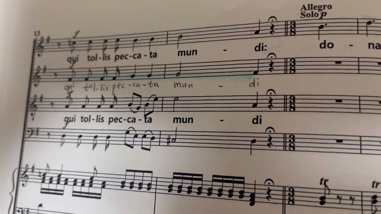 Agnus Dei  알토