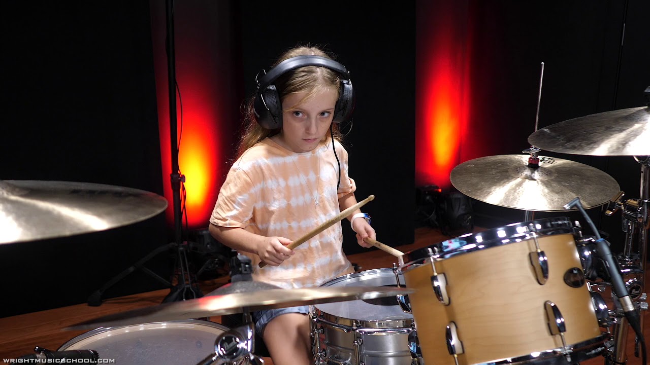Wright Music School - Chelsea Mills - Mark Ronson - Uptown Funk - Drum Cover