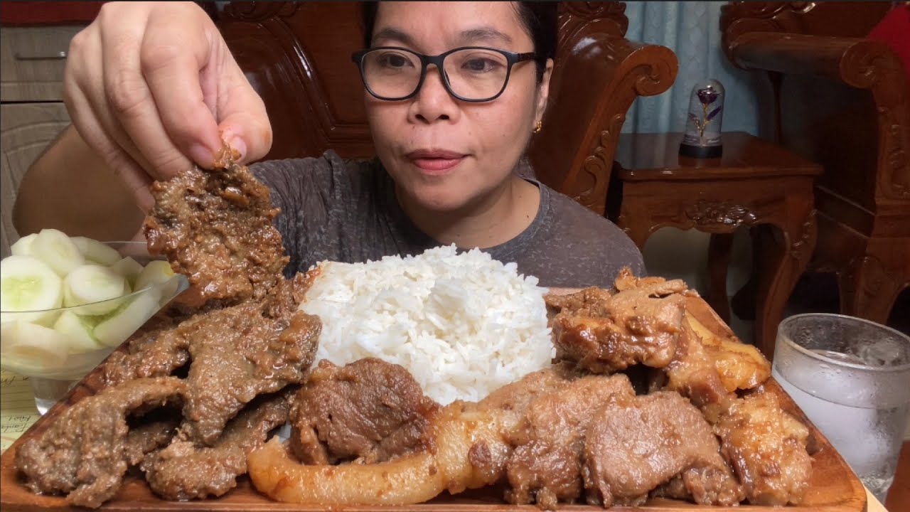 CLASSIC PORK ADOBO AT ATAY(PORK LIVER)FILIPINO FOOD | MUKBANG PHILIPPINES ASMR