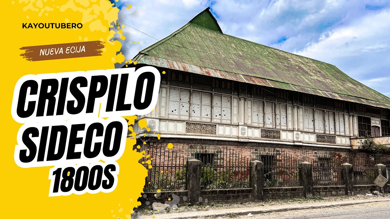 UNANG MALACAÑANG PALACE NOONG UNANG REPUBLIKA NG PILIPINAS 1899! THE CRISPULO SIDECO HERITAGE HOUSE