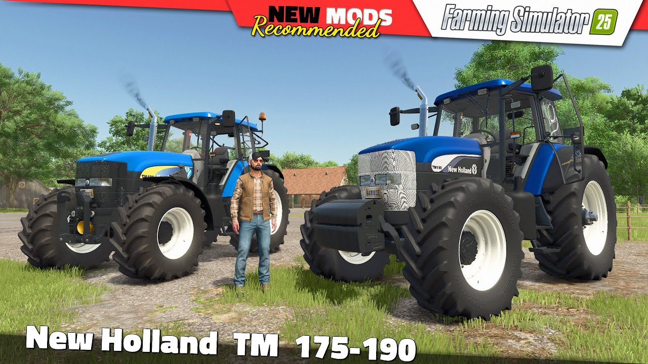 FS25 | New Holland TM 175-190 - Farming Simulator 25 Mods Review QHD