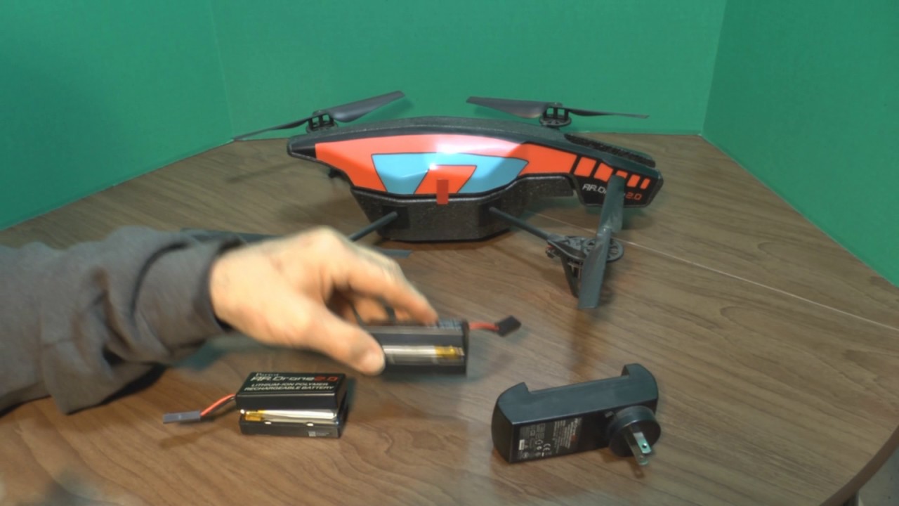 AR Drone Battery Pops Case Open