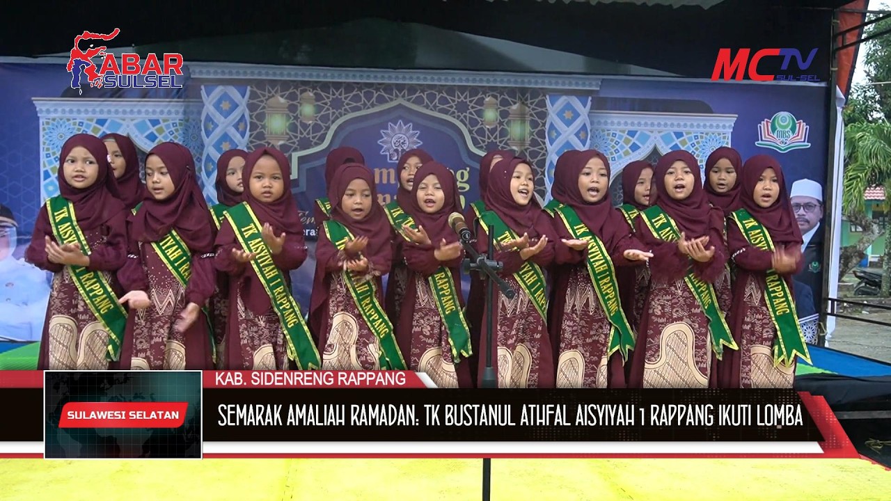 SEMARAK AMALIAH RAMADAN, TK BUSTANUL ATHFAL AISYIYAH 1 RAPPANG IKUTI LOMBA KEAGAMAAN DI KAMPUNG