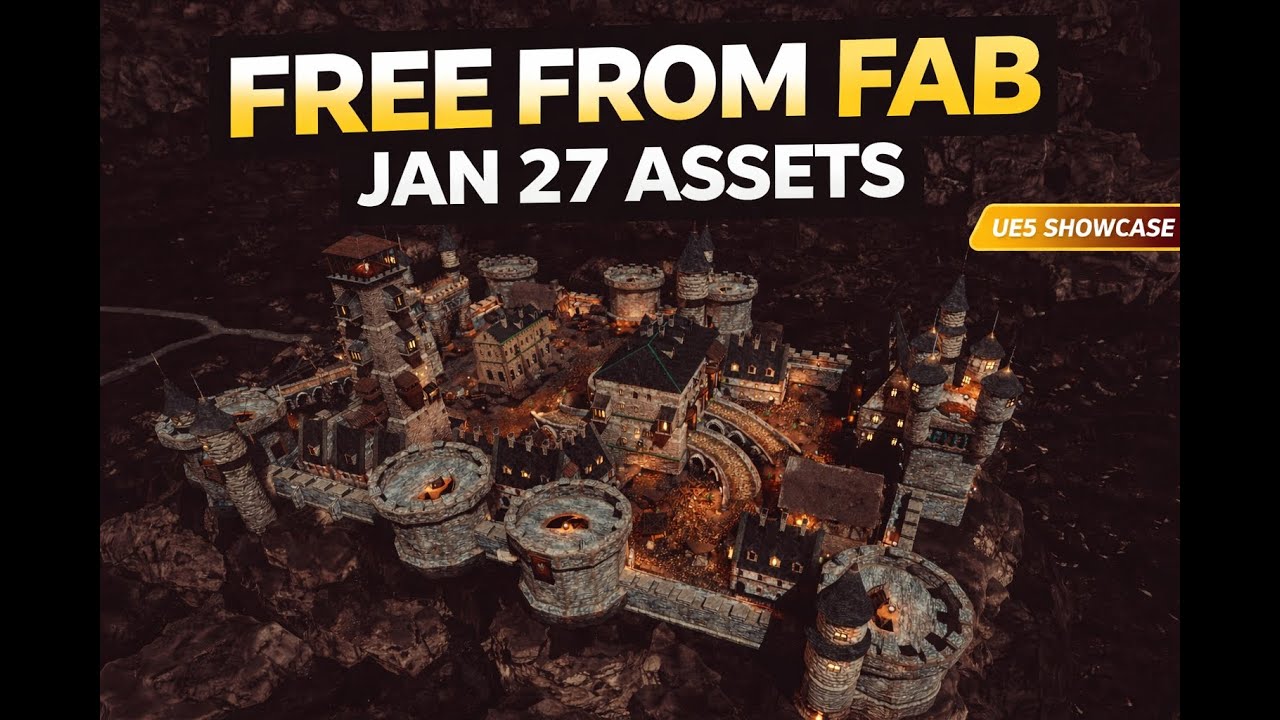Бесплатные ресурсы для Unreal Engine от Fab (27 января) | Бесплатные ежемесячные ресурсы для UE5