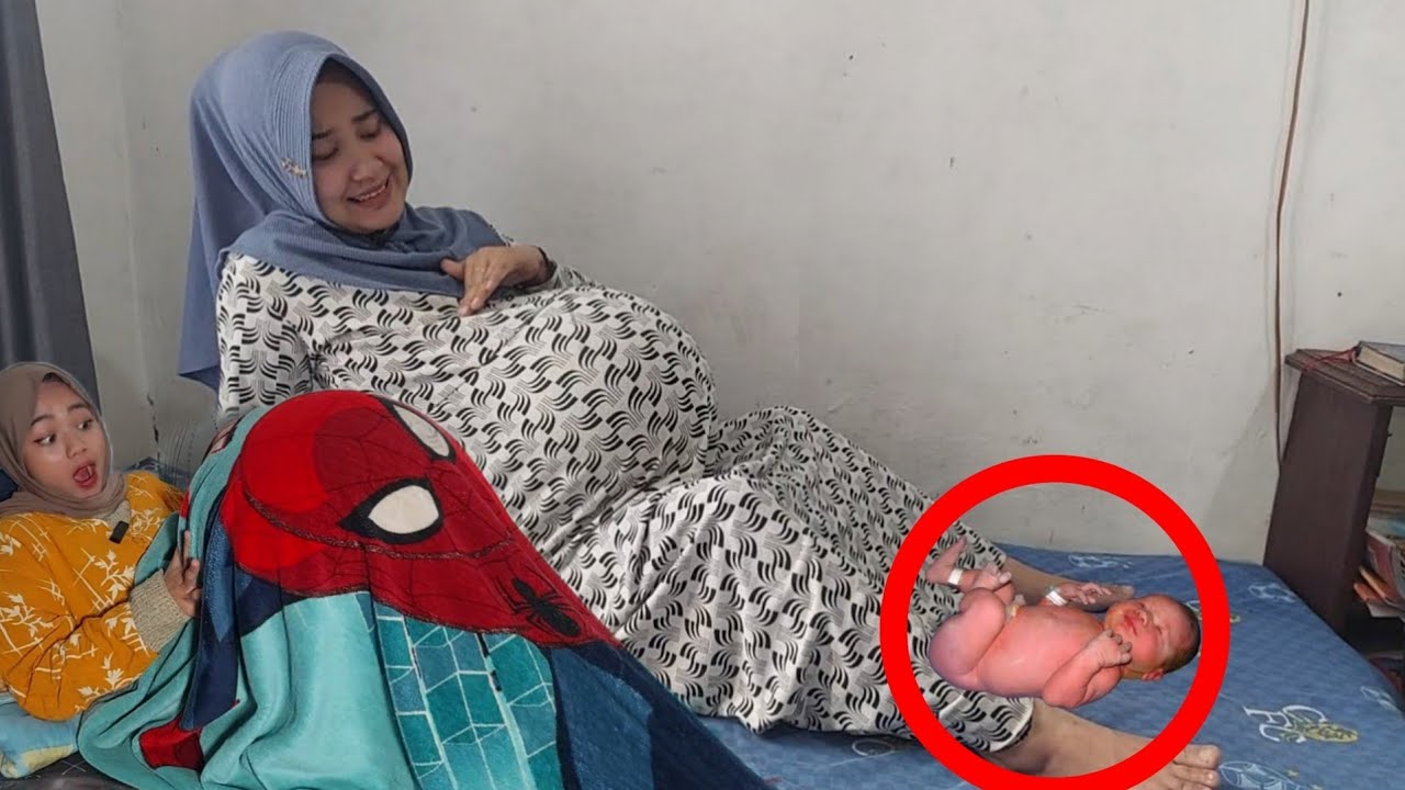 KAGET IBU HAMIL KONTRAKSI DAN MELAHIRKAN BAYI KEMBAR 2 SECARA NORMAL GARA2 TIUP BALON JUMBO