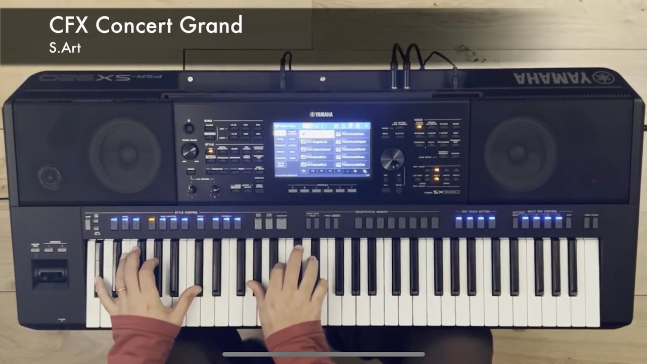 Yamaha PSR SX 920 - All Piano Sounds - S.Art