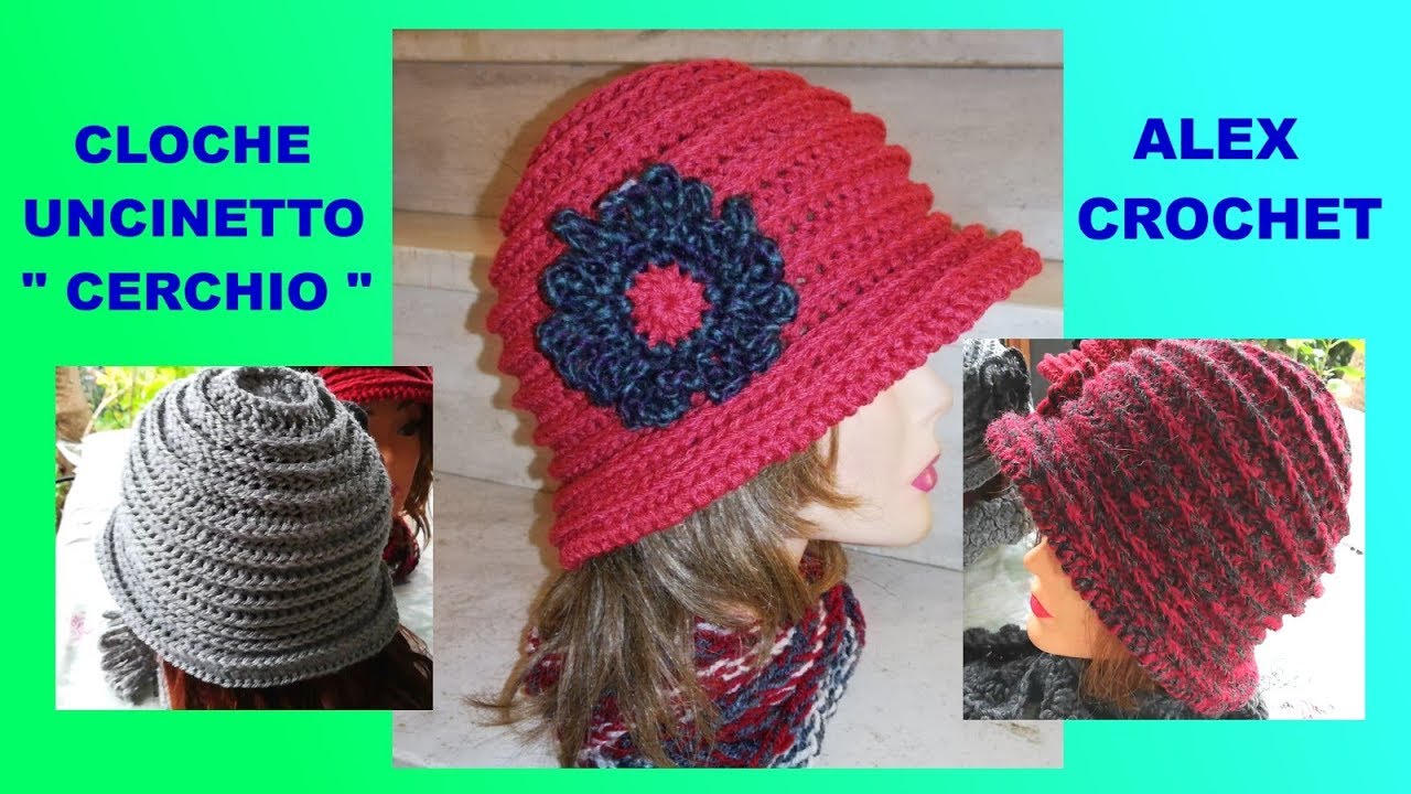 TUTORIAL CAPPELLO UNCINETTO 
