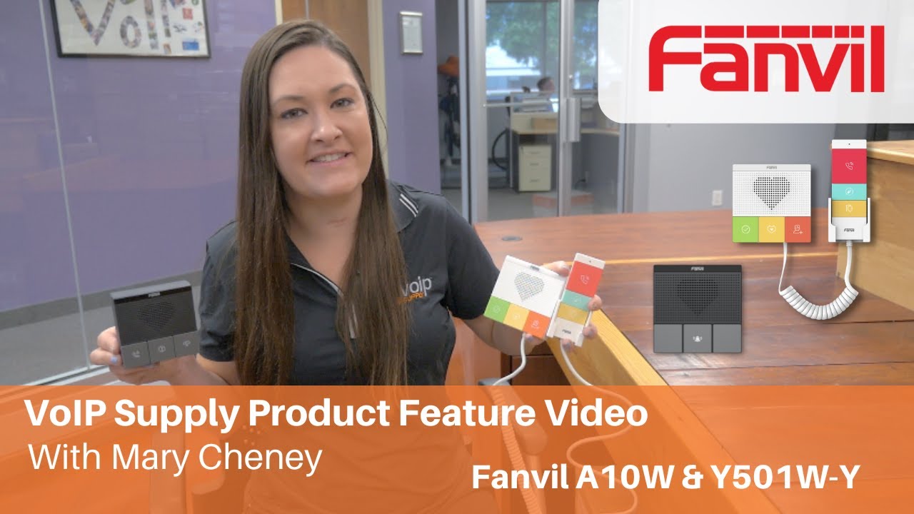 Fanvil A10W & Y501W-Y Healthcare Intercoms Product Feature Video | VoIP Supply