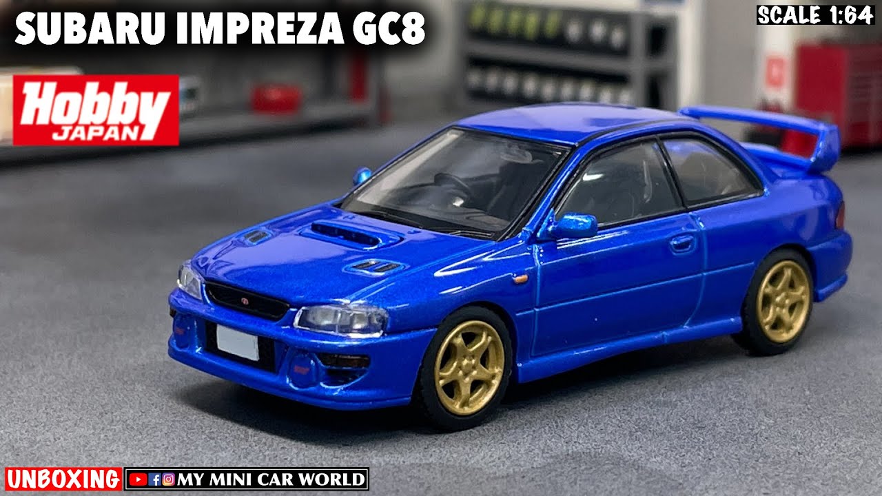 『МИР МИНИМАЛЬНЫХ АВТОМОБИЛЕЙ』РАСПАКОВКА ХОББИ ЯПОНИЯ 1/64 SUBARU IMPREZA GC8