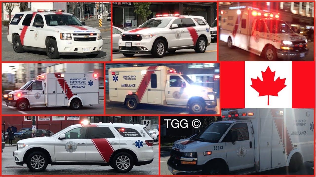 BC Ambulance Service Responding [BIG Collection] *Siren, Lights & Horn!*
