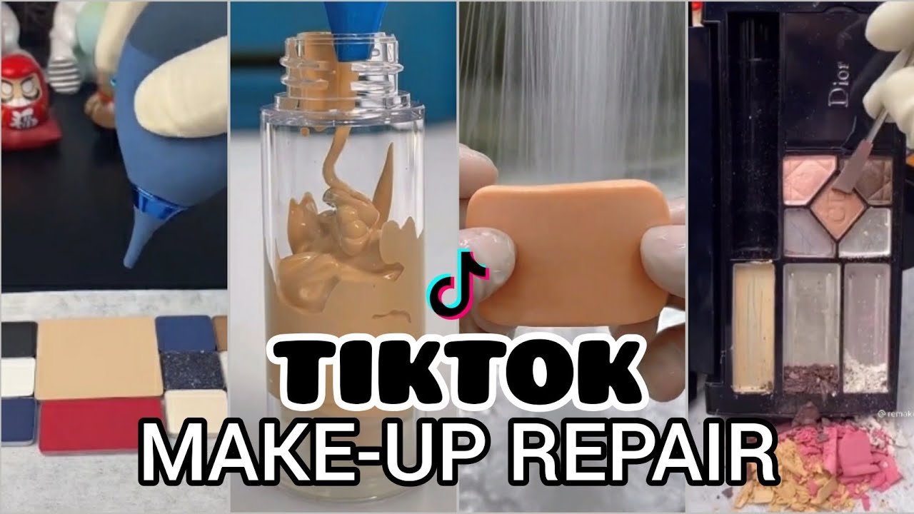 ASMR 💄Satisfying Makeup Repair ♡ TIKTOK Compilation